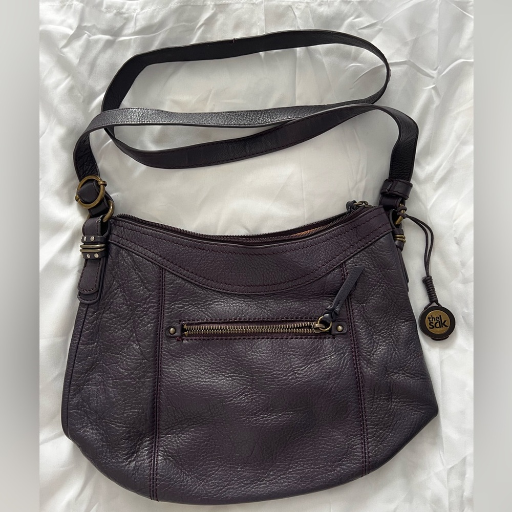 The Sak- purple leather bag